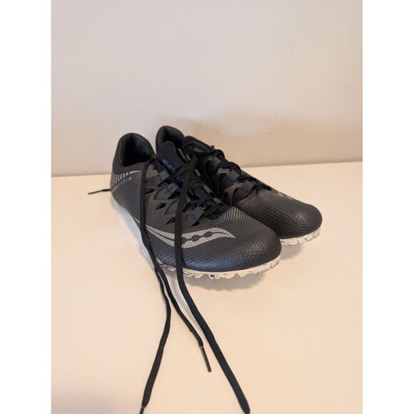 Saucony Showdown 4 Track Field Shoes Black Spikes S29033-7 Men's Size 9 - Picture 1 of 10